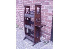 Shapland & Petter Attributed, an Arts & Crafts small bookcase - Thumbnail 2