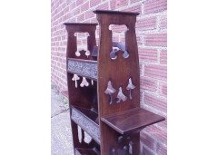 Shapland & Petter Attributed, an Arts & Crafts small bookcase - Thumbnail 3