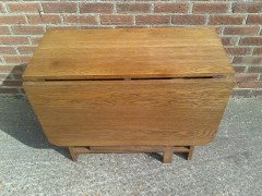 Liberty & Co. A Well-Crafted large Arts & Crafts Oak drop leaf dining - Thumbnail 6