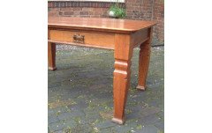 Shapland & Petter, attributed. A Very Good Quality Arts & Crafts Oak Two-drawer Desk - Thumbnail 2