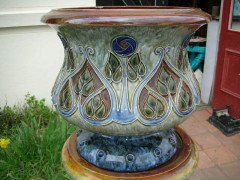 Martin Harradine for Royal Doulton. A Jardiniere and stand probably - Thumbnail 2