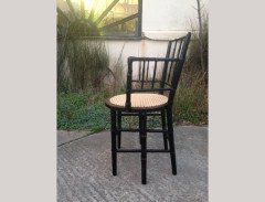 A very rare six leg cane seated Armchair - Thumbnail 8