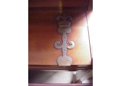Walter Cave for Bechstein. A mahogany piano with overstrung upright underdamper action - Thumbnail 10