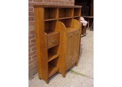 Maple & Co., Oak Arts & Crafts Breakfront Sideboard/bookcase - Thumbnail 2