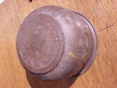 Arts & Crafts copper plant pot with heart frieze c.1905 - Thumbnail 4