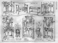 Shapland & Petter. An Arts & Crafts Oak Hallstand with Mirror & Copper Panel - Thumbnail 15