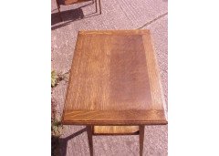 Liberty & Co., attributed, Arts & Crafts Oak Folding Card Table - Thumbnail 5