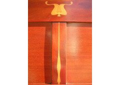 G. M. Ellwood for John Brinsmead and Sons. A mahogany and inlaid upright piano - Thumbnail 6
