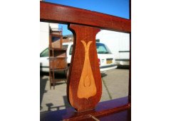 G. M. Ellwood for John Brinsmead and Sons. A mahogany and inlaid upright piano - Thumbnail 9