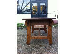 Arts & Crafts Oak Dining Table In the style of Liberty & Co. - Thumbnail 2