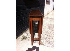 A Well-Crafted Arts & Crafts Oak side/drop leaf table - Thumbnail 2