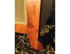A very stylish and intricately detailed Continental walnut Armchair - Thumbnail 26