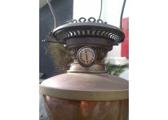 W. A. S. Benson. A rare brass and copper 3 leg oil lamp - Thumbnail 6