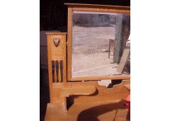 Shapland & Petter. Arts & Crafts Oak Treble Wardrobe & Dressing Table - Thumbnail 7