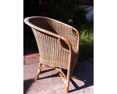 Dryad of Leicester c.1920 Pair of Wicker Armchairs, Arts & Crafts Design - Thumbnail 4