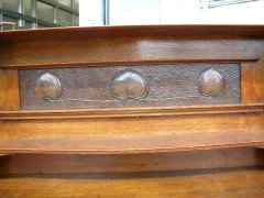 G. M. Ellwood for Bath Cabinet Makers. An Art and Crafts Glasgow Style Oak sideboard - Thumbnail 6