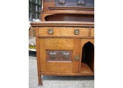 G. M. Ellwood for Bath Cabinet Makers. An Art and Crafts Glasgow Style Oak sideboard - Thumbnail 8