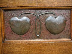 G. M. Ellwood for Bath Cabinet Makers. An Art and Crafts Glasgow Style Oak sideboard - Thumbnail 9