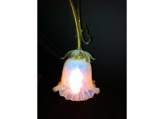 W. A. S. Benson, Style of. A Well-Crafted rare pair of Arts & Crafts three branch ceiling lights - Thumbnail 10