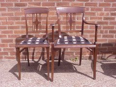 Josef Hoffmann, Style of. Made by J and J Kohn. A rare five piece Viennese Secessionist salon suite - Thumbnail 3