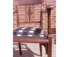 Josef Hoffmann, Style of. Made by J and J Kohn. A rare five piece Viennese Secessionist salon suite - Thumbnail 9