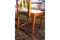 A fourteen seat Arts & Crafts Oak 'D' end extending dining table with four extra leaves. - Thumbnail 18