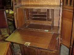 Liberty & Co., Two Arts & Crafts Oak Drop Front Bureau - Thumbnail 3