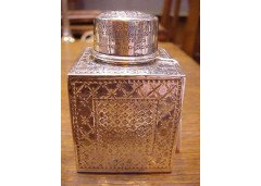 Liberty & Co. A silver Tea Caddy - Thumbnail 1