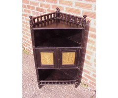 A small ebonised corner cabinet - Thumbnail 3