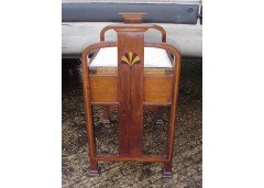 Liberty & Co. Attributed, an Arts & Crafts walnut piano stool - Thumbnail 2