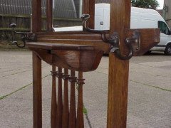 Shapland & Petter. A Top Quality Mirror Back Hallstand - Thumbnail 4