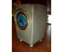 Liberty & Co. A Tudric Pewter carriage clock - Thumbnail 2