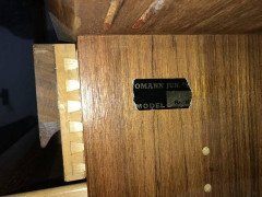 Rare Model 18 teak sideboard having four drawers and two sliding doors - Thumbnail 7