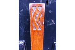 Archibald Knox for Liberty & Co. A tall pair of bellows with Celtic interlacing - Thumbnail 4