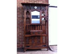 Shapland & Petter. A good Arts & Crafts hallstand - Thumbnail 1