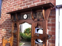 Shapland & Petter. A good Arts & Crafts hallstand - Thumbnail 3