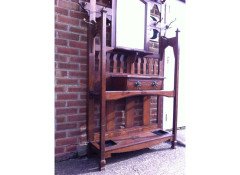 Shapland & Petter. A good Arts & Crafts hallstand - Thumbnail 11