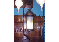 Birmingham Guild of Handicraft. A rare Arts & Crafts hand wrought iron standard lamp - Thumbnail 4