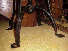 Birmingham Guild of Handicraft. A rare Arts & Crafts hand wrought iron standard lamp - Thumbnail 6
