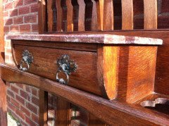 Shapland & Petter. A good Arts & Crafts hallstand - Thumbnail 16