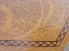 Shapland & Petter. An Oak hexagonal sidetable - Thumbnail 7