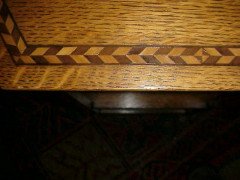 Shapland & Petter. An Oak hexagonal sidetable - Thumbnail 8