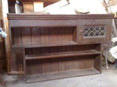 Liberty & Co., Arts & Crafts Oak Overmantel or Hanging Bookshelf - Thumbnail 2