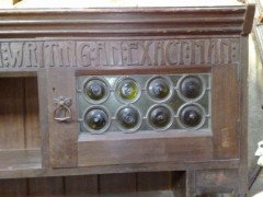 Liberty & Co., Arts & Crafts Oak Overmantel or Hanging Bookshelf - Thumbnail 3