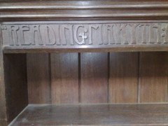 Liberty & Co., Arts & Crafts Oak Overmantel or Hanging Bookshelf - Thumbnail 4