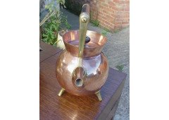 Dr. Christopher Dresser for Benham and Froud. A copper and brass kettle - Thumbnail 2