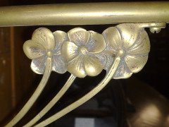 A single Arts & Crafts brass wall light - Thumbnail 7