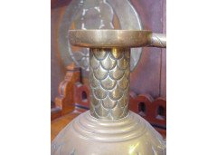 WMF c.1910 Art Nouveau Brass Jug - Thumbnail 3