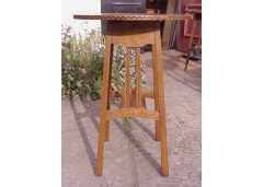 Five matching Arts & Crafts Oak sidetable - Thumbnail 10