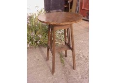 Five matching Arts & Crafts Oak sidetable - Thumbnail 13